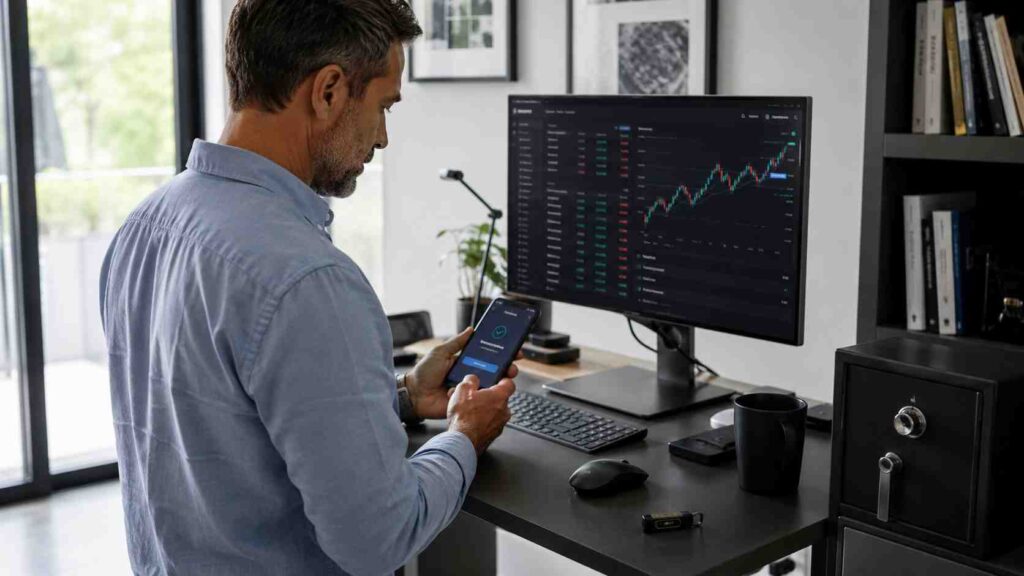 Broker- und Depot-Sicherheit: 2FA, Trading-App-Schutz und was bei einer Broker-Insolvenz mit deinem Geld passiert