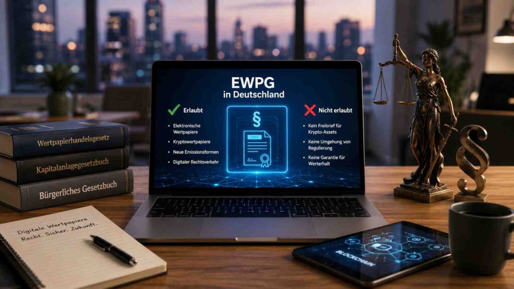 Elektronische Wertpapiere und Kryptowertpapiere: was das eWpG in Deutschland erlaubt und was nicht