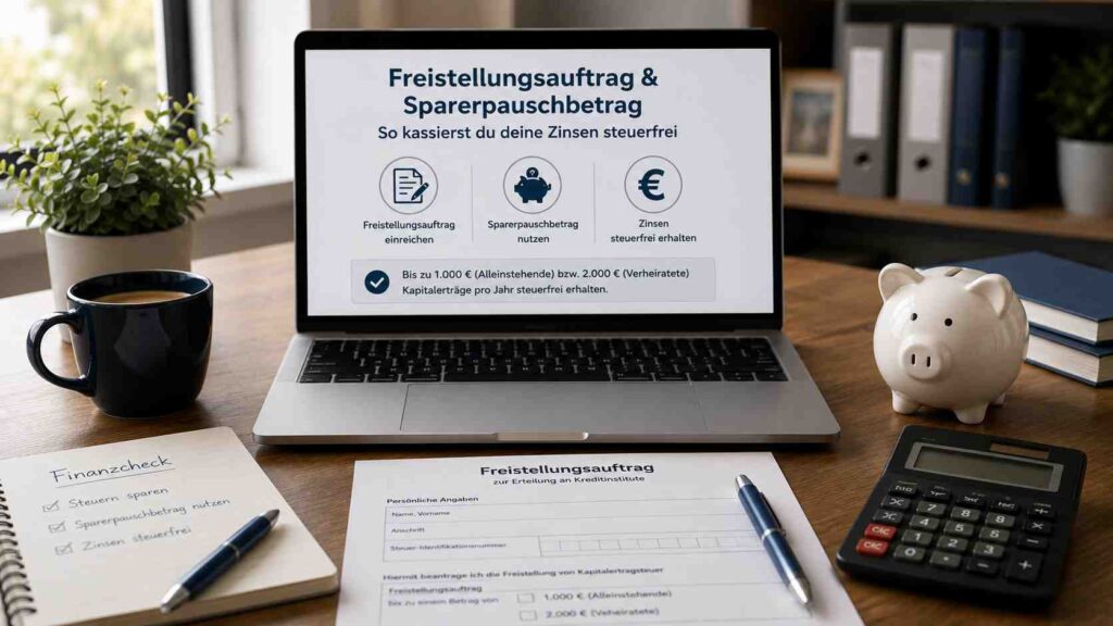 Freistellungsauftrag und Sparerpauschbetrag: So kassierst du deine Zinsen steuerfrei