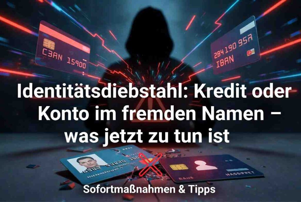 Identitätsdiebstahl: Kredit oder Konto im fremden Namen – was jetzt zu tun ist