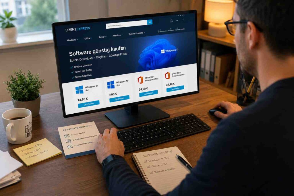 Lizenzexpress im Test 2026 Windows, Office & Co. günstig als Sofort-Download – legal und seriös
