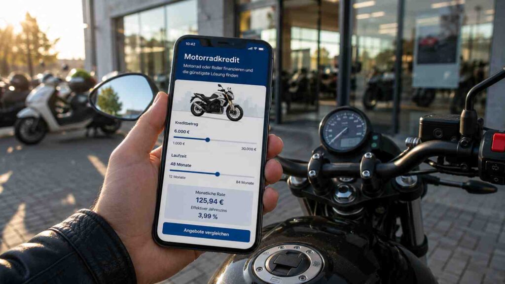 Motorradkredit: Motorrad oder Roller finanzieren und die günstigste Lösung finden