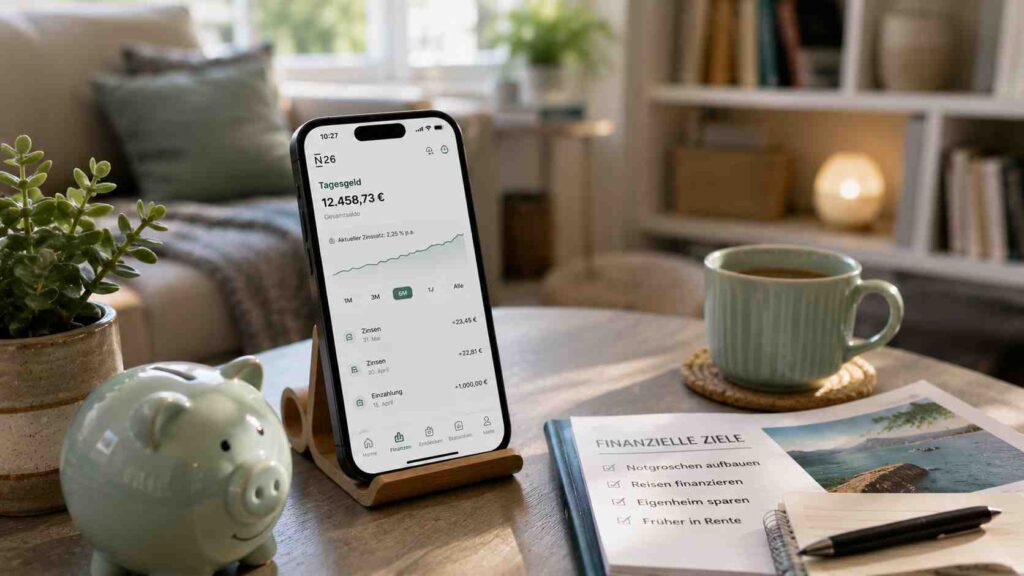 N26 Tagesgeldkonto: flexibel sparen bei der Smartphone-Bank – und die ehrlichen Grenzen