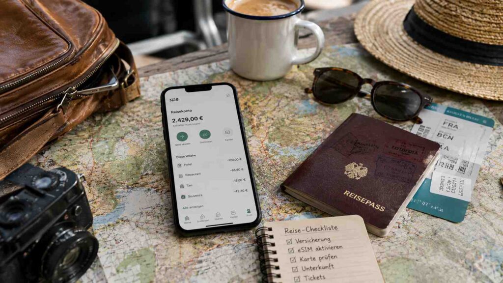 N26 auf Reisen: gebührenfrei zahlen, Versicherungen und eSIM – die Reisevorteile im Überblick