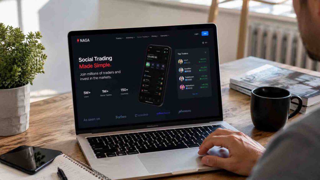 NAGA im Test 2026: die Social- und Copy-Trading-Plattform ehrlich eingeordnet – Funktionen, Gebühren und Risiken