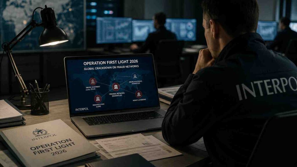 Operation First Light 2026: Interpol zerschlägt weltweite Betrugsnetzwerke – 5.800 Festnahmen, 293 Millionen Dollar sichergestellt
