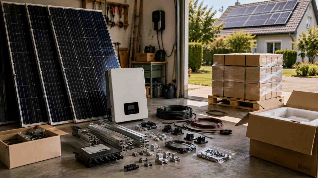 PV-Anlage als Komplettset bei AliExpress: ehrlicher Ratgeber 2026 – was drin ist, für wen es taugt und warum Montage und Netzanschluss zur Fachkraft gehören