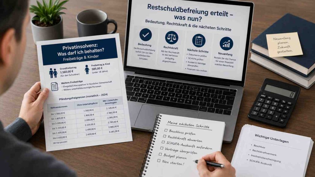 Restschuldbefreiung erteilt – was nun? Bedeutung, Rechtskraft und die nächsten Schritte