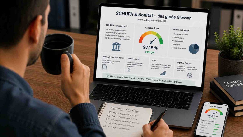 SCHUFA & Bonität: das große Glossar