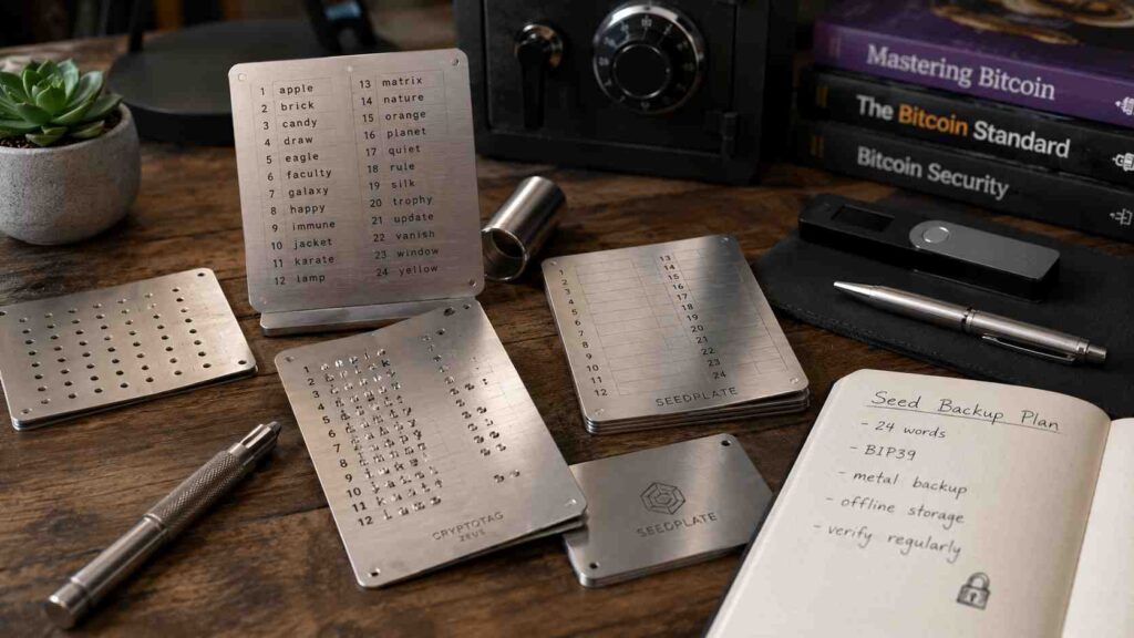 Seed-Backup aus Metall: warum Papier nicht reicht und welche Lösung zu dir passt