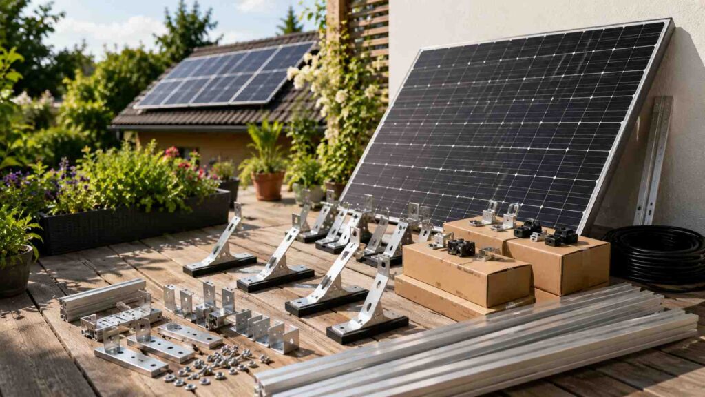 Solarpanel-Halterung mit frachtfreiem Versand aus Deutschland