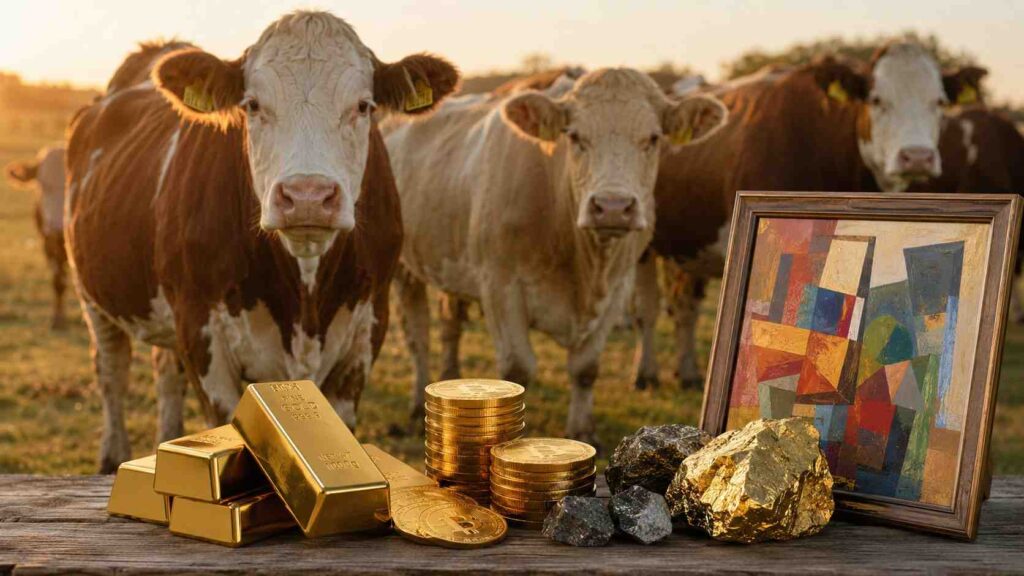 Tokenisierte Sachwerte: Gold, Rohstoffe, Kunst und tatsächlich auch Vieh