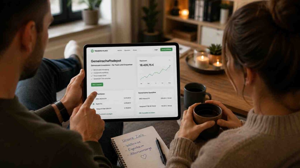 Traders Place Gemeinschaftsdepot 2026: gemeinsam investieren – für Paare und Ehepartner