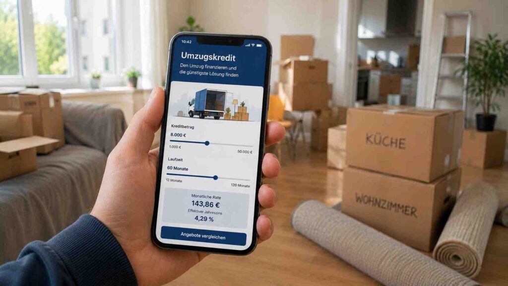 Umzugskredit: Den Umzug finanzieren und die günstigste Lösung finden
