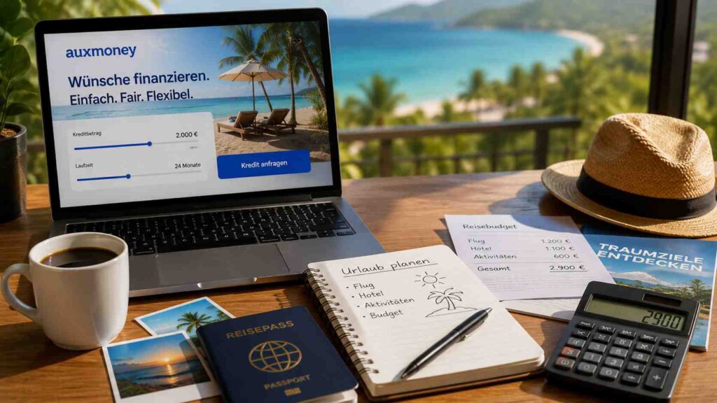 Urlaubskredit mit auxmoney: Reise finanzieren – wann es sinnvoll ist und wann nicht