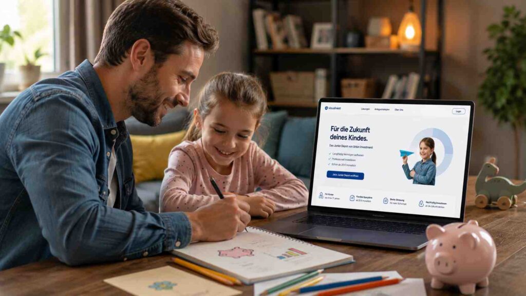 VisualVest Junior-Depot: Geld für Kinder anlegen mit Union Investment