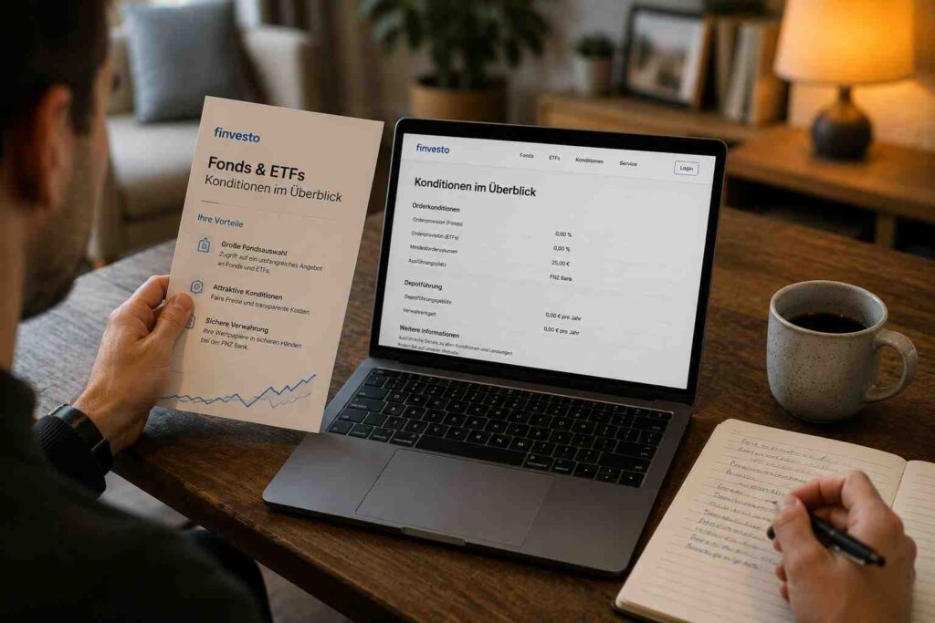 finvesto Depot: Fonds & ETFs bei der FNZ Bank – Konditionen im Überblick