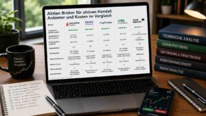 Aktien Broker für aktiven Handel Anbieter und Kosten im Vergleich