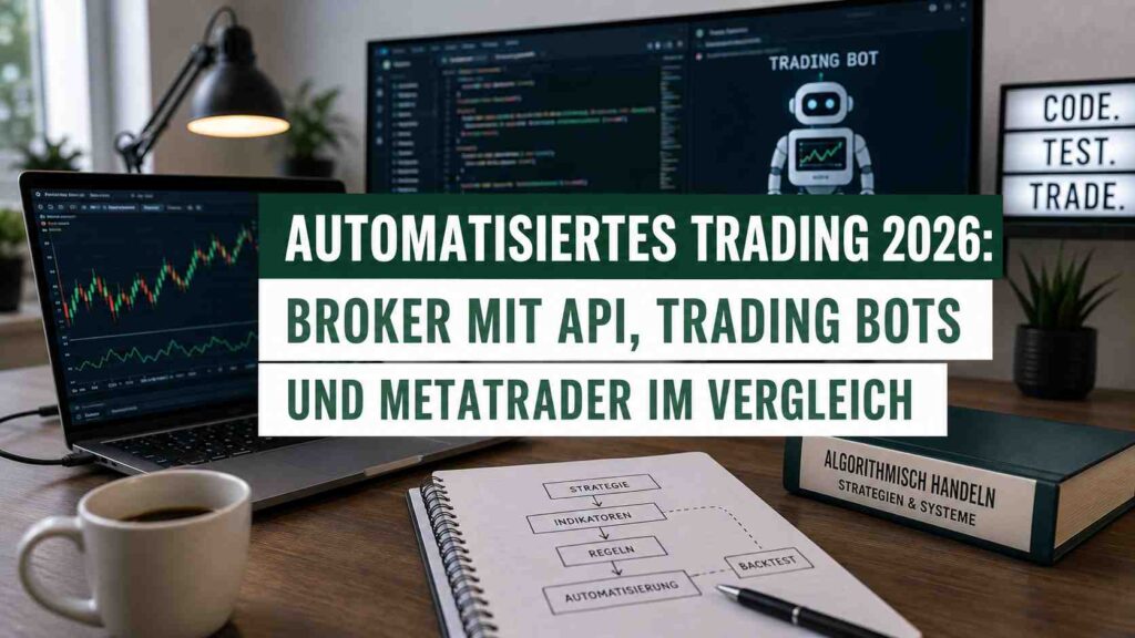 Automatisiertes Trading 2026: Broker mit API, Trading Bots und MetaTrader im Vergleich