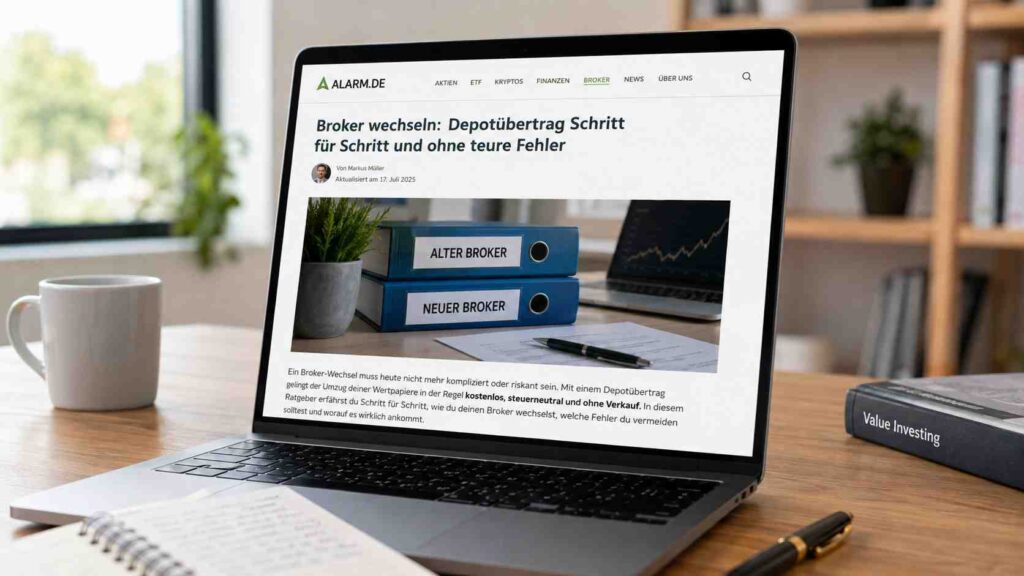 Broker wechseln: Depotübertrag Schritt für Schritt und ohne teure Fehler
