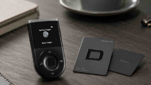 Hardware Wallet mit Fingerabdruck: biometrische Krypto-Wallet im Check