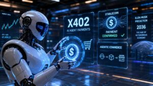 KI-Agenten bezahlen selbst: x402, Stablecoins und Agentic Commerce erklärt – und was Musk für 2036 vorhersagt