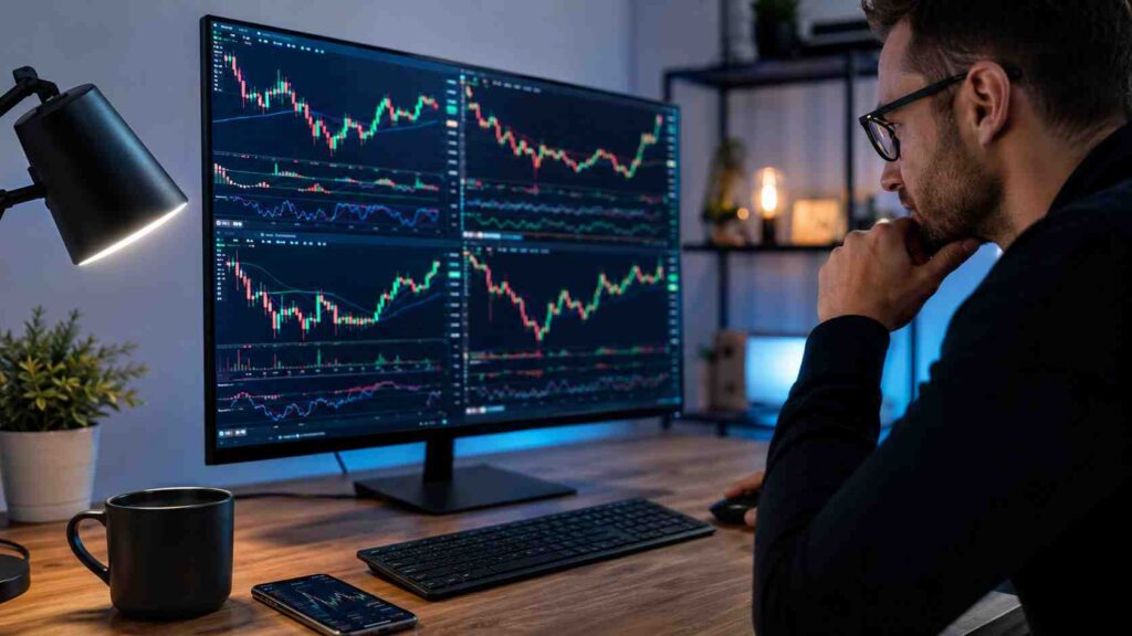 Krypto-CFDs handeln 2026: Ethereum, XRP, Solana und Dogecoin traden statt Coins zu kaufen