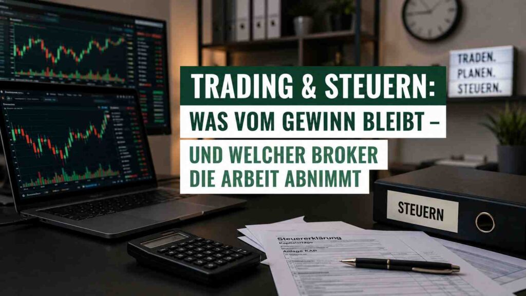 Trading und Steuern: was vom Gewinn bleibt und welcher Broker die Arbeit abnimmt