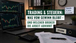 Trading und Steuern: was vom Gewinn bleibt und welcher Broker die Arbeit abnimmt