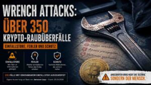 Wrench Attacks: über 350 Krypto-Raubüberfälle, Einfallstore und vermeidbare Fehler