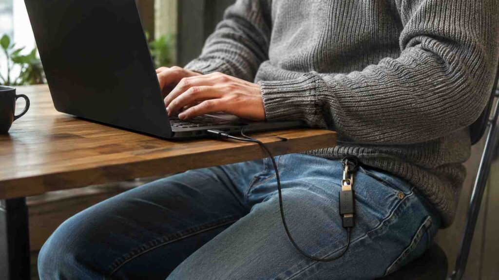 BusKill: Laptop Kill Cord als Diebstahlschutz für entsperrte Geräte