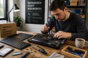 Laptop Ersatzteile reparieren statt ersetzen