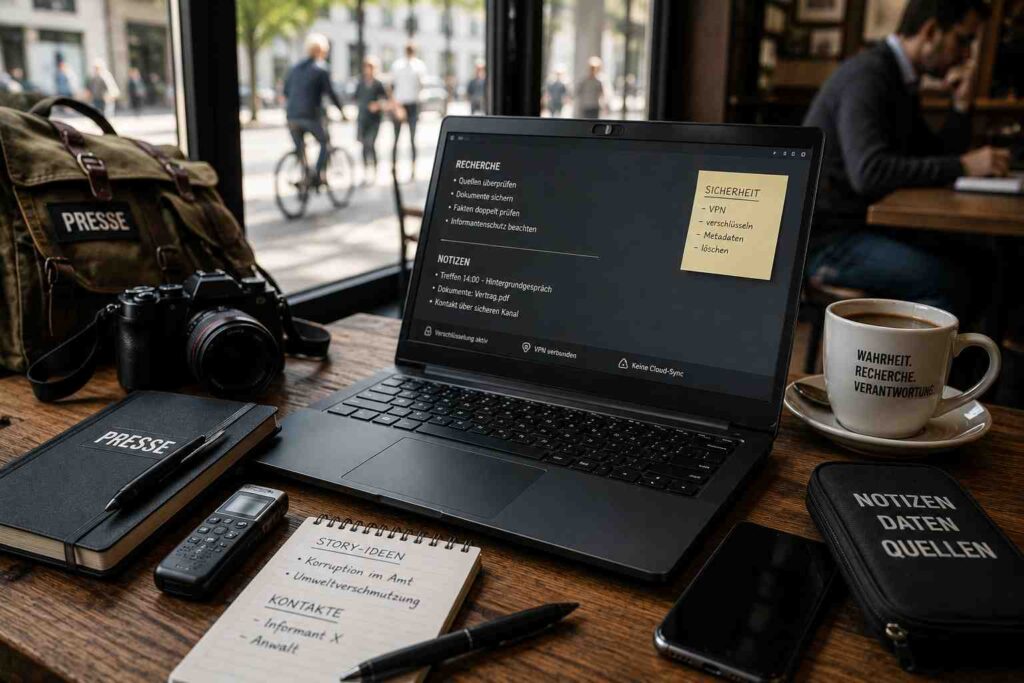 Laptop für Journalisten und Aktivisten Quellenschutz beginnt beim Gerät