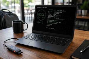 Laptop mit Heads Evil-Maid-Schutz und geprüfte Boot-Integrität