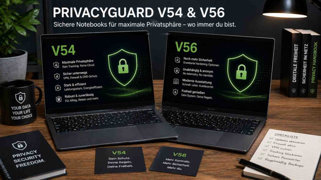 NovaCustom PrivacyGuard kaufen: V54, V56 und NUC Box