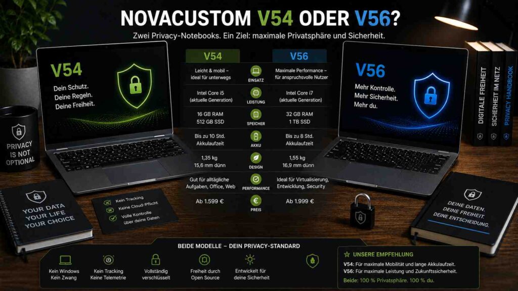 NovaCustom V54 oder V56 welches Modell passt zu dir