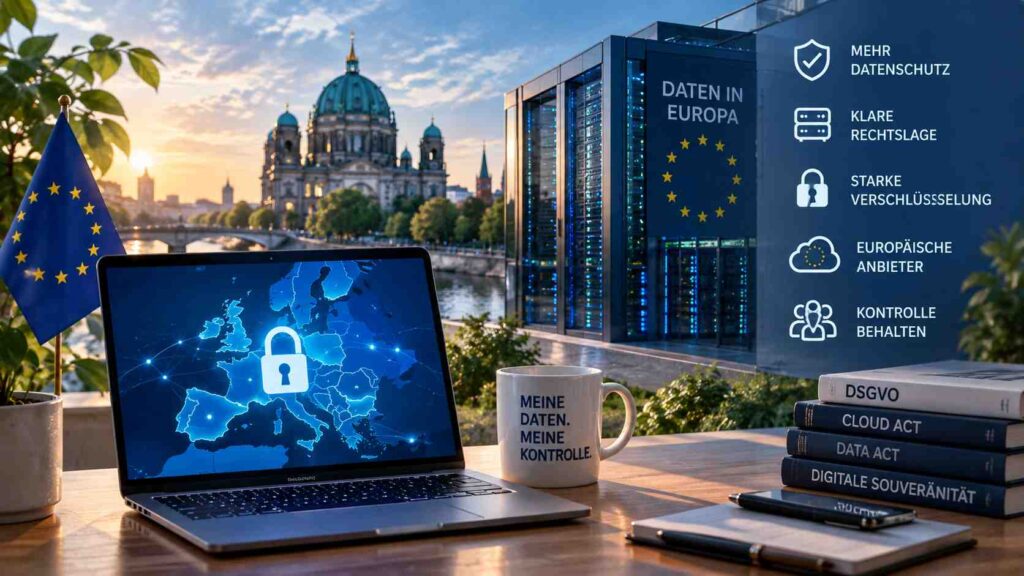 Souveräne Cloud: Wie du Daten in Europa speicherst und die Kontrolle behältst