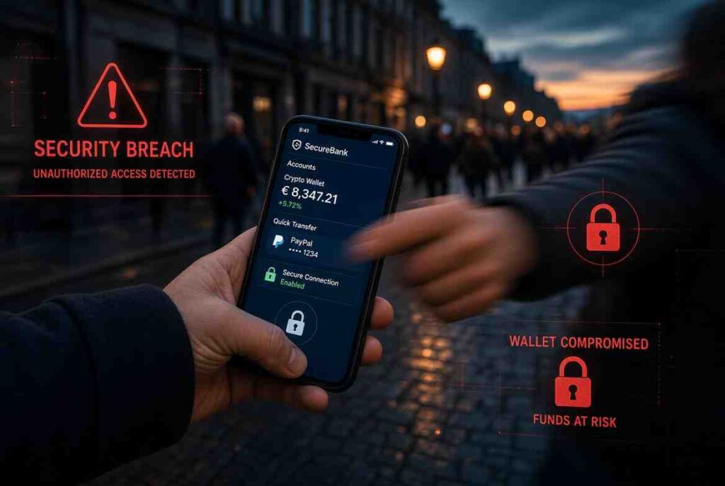 Handy gestohlen: Was jetzt mit Banking-App, Krypto-Wallet, PayPal und Passwörtern passiert – und was du sofort tun solltest